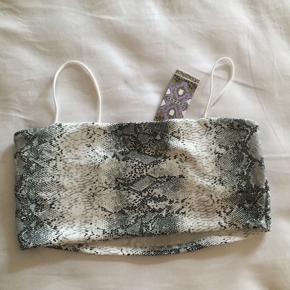 Thotty Snake Print Top and Bottom: Boohoo
